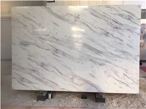 Calacatta White Quartz Artificial Stone Slabs, High Quality