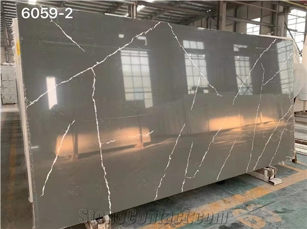 Competitive Grey Quartz Stone Tiles