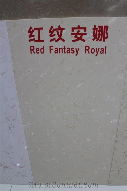 Red Artificial Marble, Red Fantasy Royal