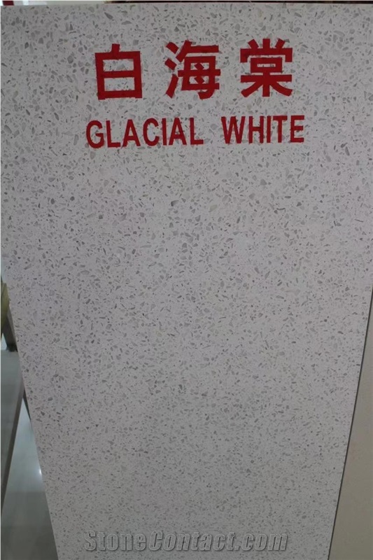 White Artificial Granite, Glacial White