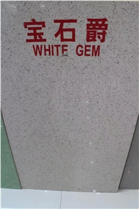 White Artificial Granite, White Gem