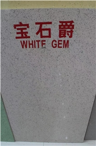 White Artificial Granite, White Gem