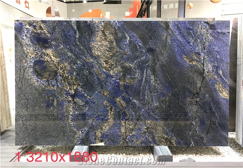 Azul Bahia Granite Slabs Tile Luxury Stone Stock