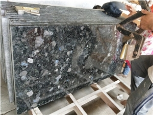 Blue Opal Blue Volga Granite Step Stairs Edge Bullnose