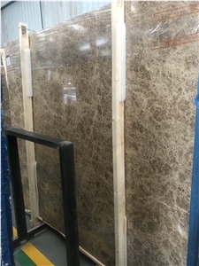 Crystal Light Coffee Brown Emperador Marble Slabs & Tiles