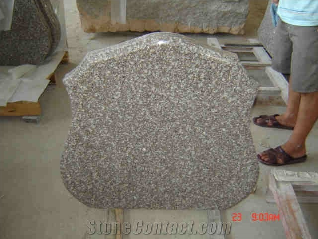Customer Design G664 Granite Single Tombstone& Gravestone