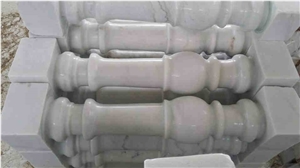 Guangxi White Marble Balustrades, Railings Selected Quality