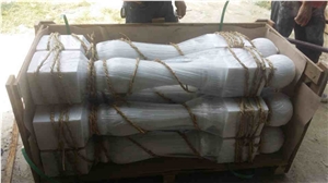 Guangxi White Marble Balustrades, Railings Selected Quality