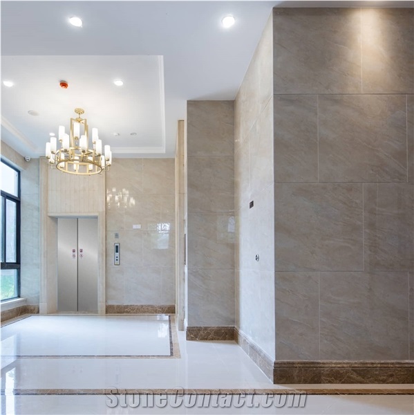 Light Emperador Marble Steps Threshold