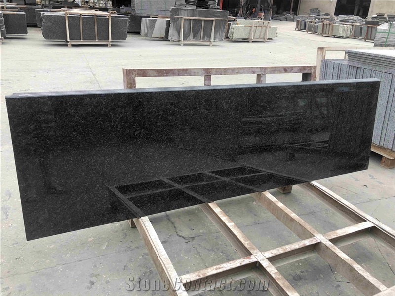 Nero Angola Black Granite Slabs, Best Price