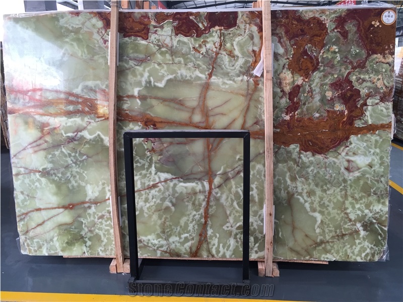 Onyx Tiles, Dark Green Onyx Slabs