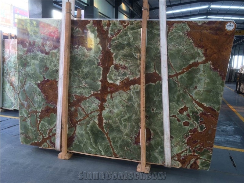 Onyx Tiles, Dark Green Onyx Slabs