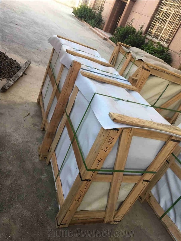 Spray White Sea Wave Flower Granite Gravestones,Grey