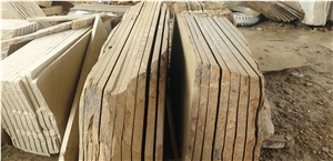 Yellow Beige Sandstone Slabs