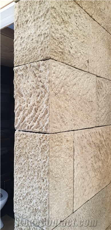Yellow Beige Sandstone Slabs