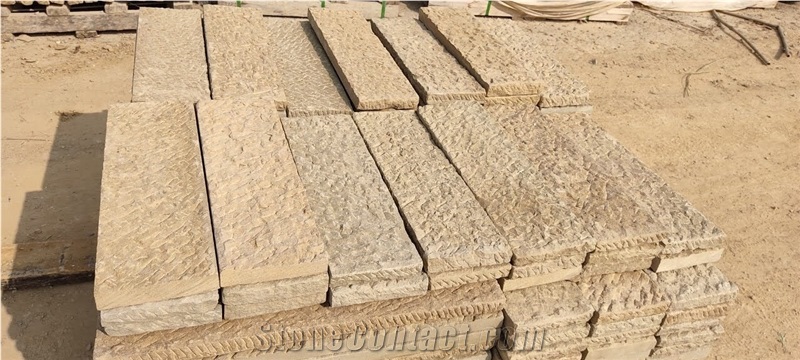 Yellow Beige Sandstone Slabs