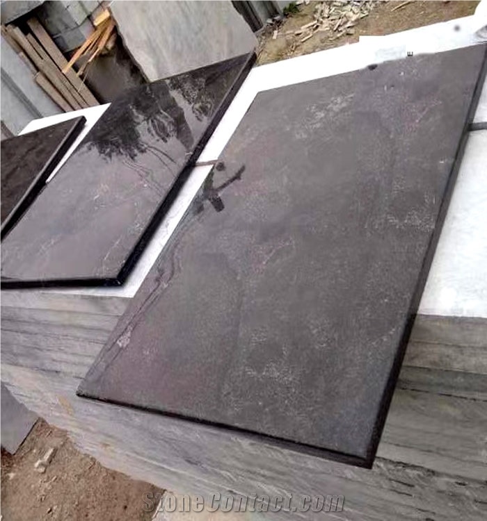 Blue Limestone Bath Tops