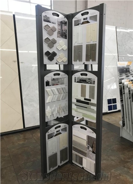 Glass Stone Marble Mosaic Display Board Stand Rack