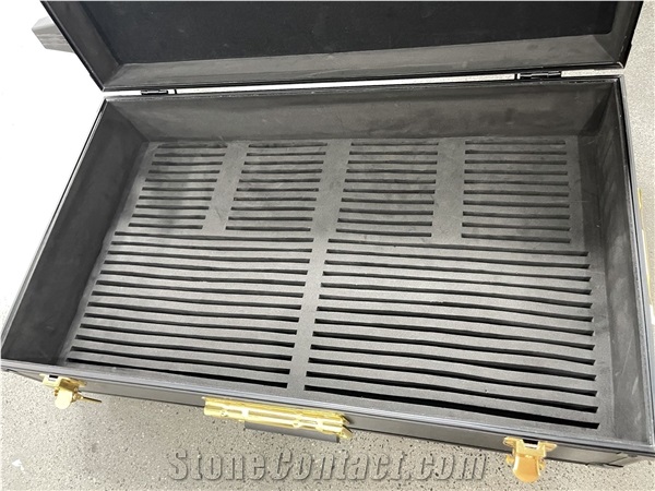 Granite, Marble Quartz Sample Display Suitcase