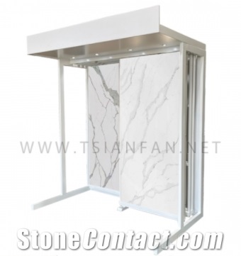 Large Format Tile And Stone Slab Showroom Display Rack