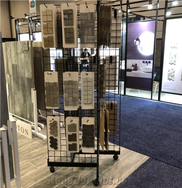 Metal Wire Showroom Mosaic Ceramic Tile Sample Display Stand