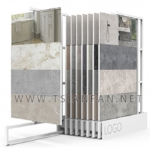 Modern Porcelain Tile Showroom Display Rack