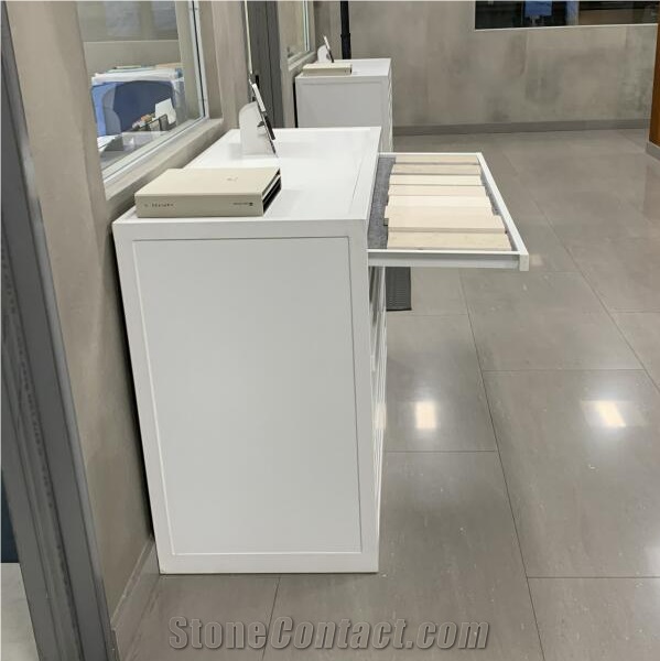 Showroom Granite And Marble Stone Tile Display Drawer Shelf