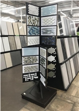 Spin Stone Marble Mosaic Display Board Stand