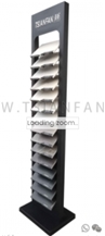 Steel Porcelain And Stone Sample Display Stand