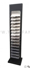 Steel Porcelain And Stone Surface Sample Display Stand