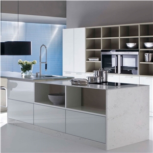 Carrara Extra White Quartz Slab For Bathroom Wall
