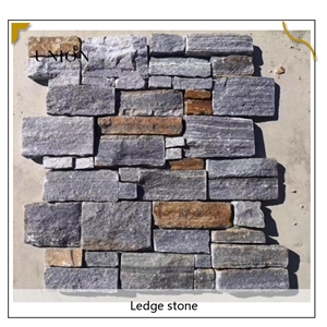 UNION DECO Blue Quartzite Culture Stone Cladding Wall Stone