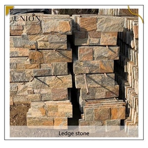 UNION DECO Culture Stone Natural Rusty Quartzite Wall Panel