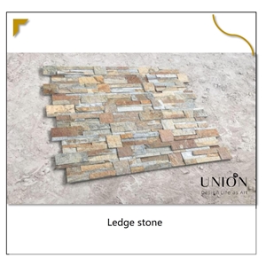 UNION DECO Culture Stone Natural Rusty Quartzite Wall Panel