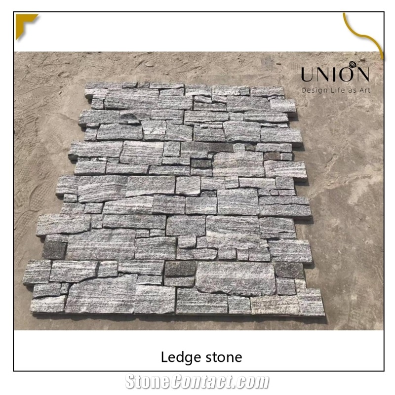 UNION DECO Dove Grey Cladding Stone Stacked Stone Cladding