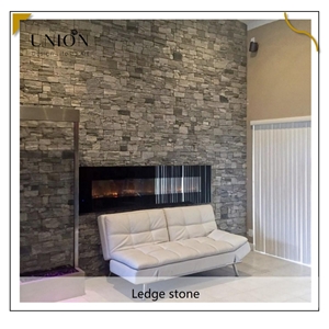 UNION DECO Dove Grey Cladding Stone Stacked Stone Cladding