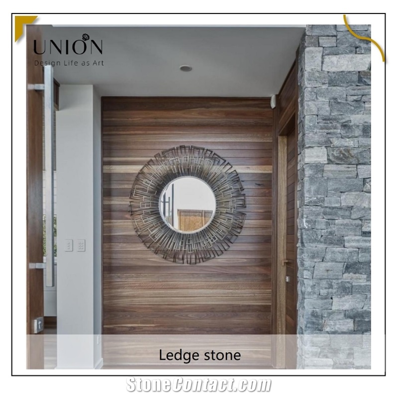 UNION DECO Dove Grey Cladding Stone Stacked Stone Cladding