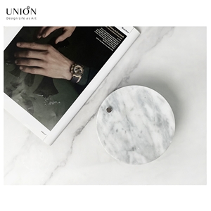 UNION DECO Marble Salt And Pepper Bowl Seasoningjar With Lid