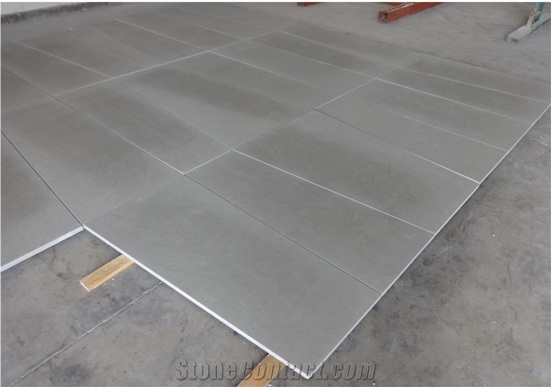 Bateig Azul Limestone Slabs, Tiles