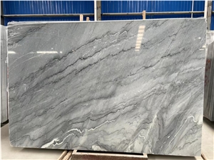 China Bruce Grey Marble Slabs Guangxi Grey Marble
