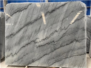 China Bruce Grey Marble Slabs Guangxi Grey Marble