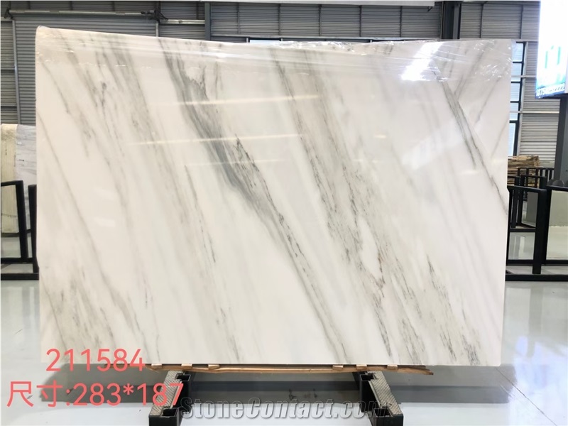 New Calacatta White Marble Slabs Marmi Bianco Calacatta Tiles