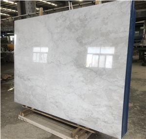 New Super White Marble Slabs Super Grey Marble Tiles