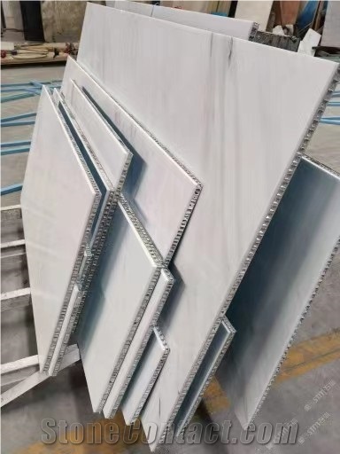 Lightweight Ariston Marble Backed Aluminum Honeycomb Panel