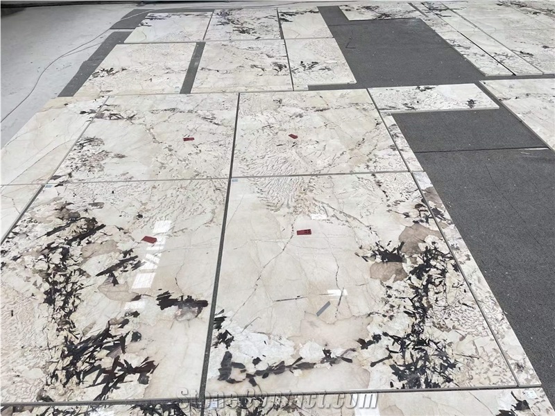 Ultra Thin Pandora Marble Backed Sintered Stone Thin Laminated Panels