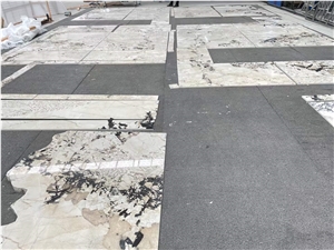 Ultra Thin Pandora Marble Backed Sintered Stone Thin Laminated Panels