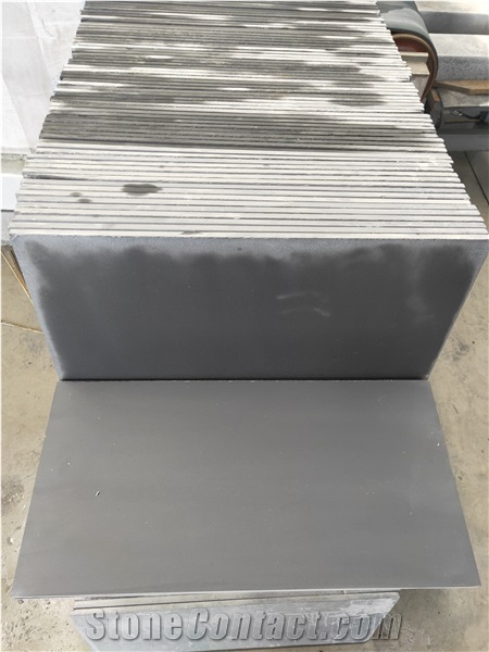 Black Slate Split Floor Tiles Big Size