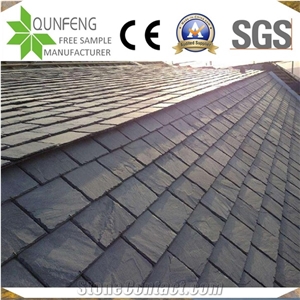 Antacid Split Black Stone Tile Slate Roofing For Covering