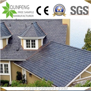 Antacid Split Black Stone Tile Slate Roofing For Covering