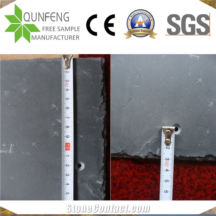 Black Roofing Slate Tiles/ Dark Grey Roof Tiles Stone